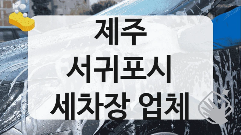 제주 서귀포시
세차장 업체