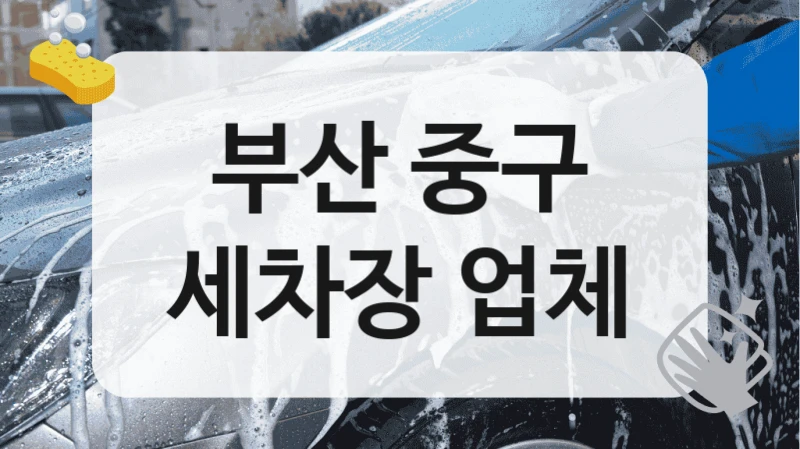 부산 중구
세차장 업체