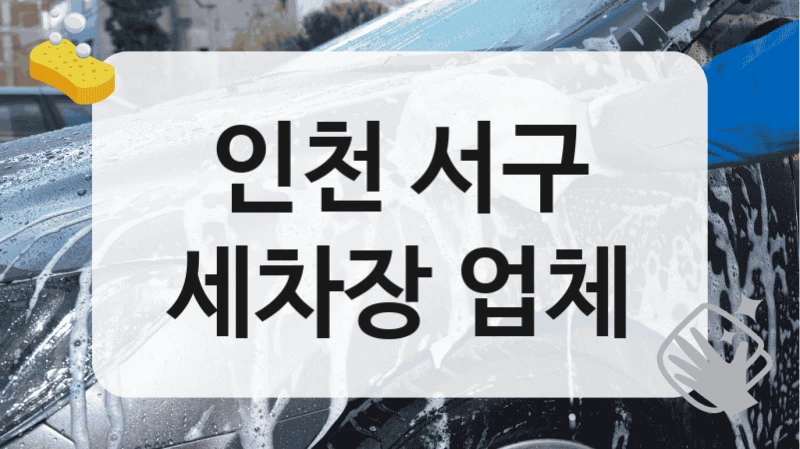 인천 서구
세차장 업체