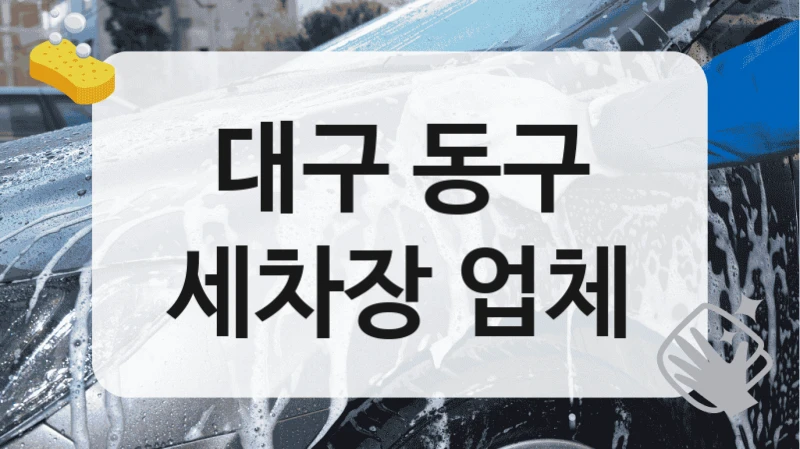 대구 동구
세차장 업체