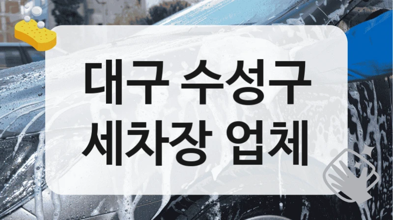 대구 수성구
세차장 업체