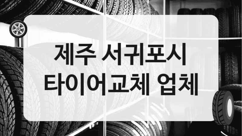 제주 서귀포시
타이어교체 업체