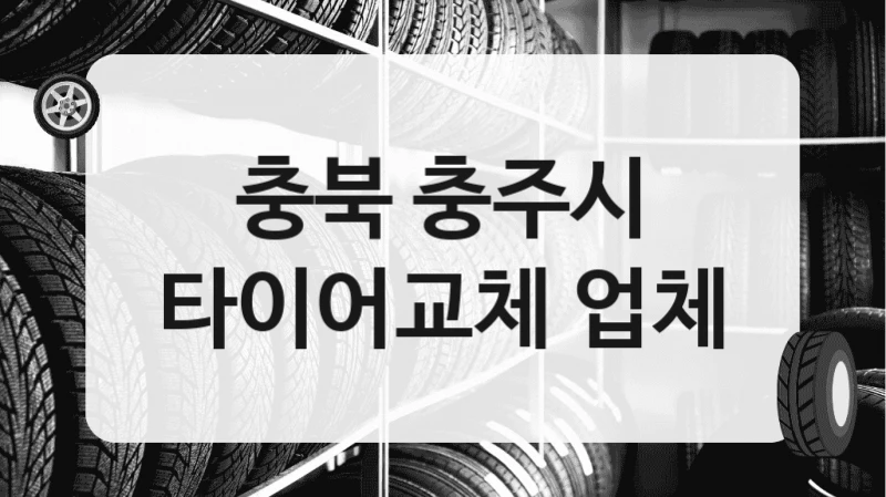 충북 충주시
타이어교체 업체